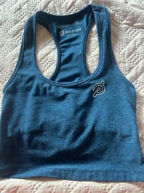 Peloton Deep Teal Racerback Sports Bra
